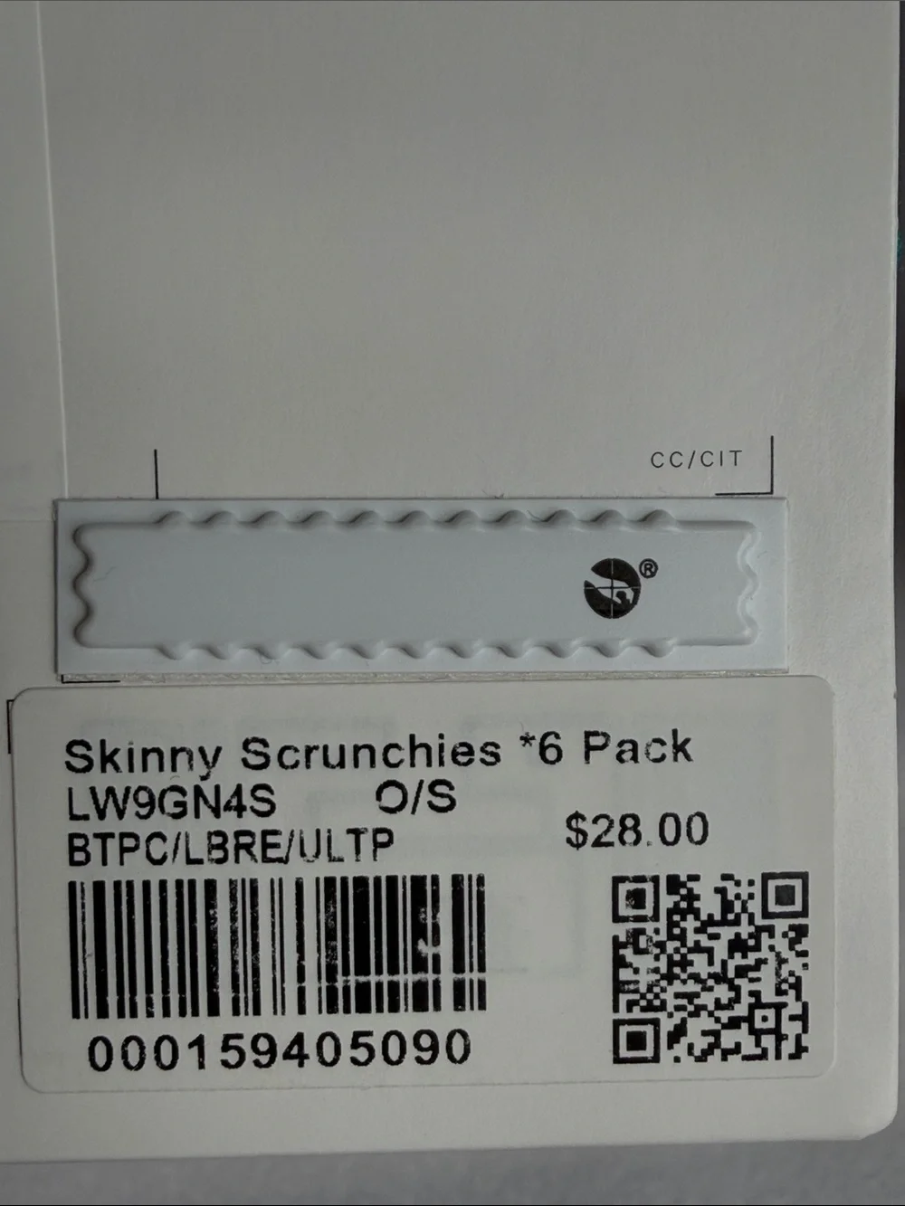 🆕 LULULEMON Skinny Scrunchies 6 Pack NWT